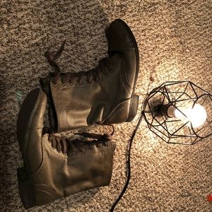 Brown Combat Boots